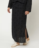 moves Maena 2962 Maxi Skirt 999 Black