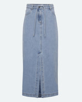 moves Maisie maxi denimnederdel 4283 Maxi Skirt 1001 Light Blue