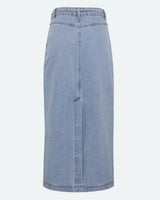 moves Maisie maxi denimnederdel 4283 Maxi Skirt 1001 Light Blue
