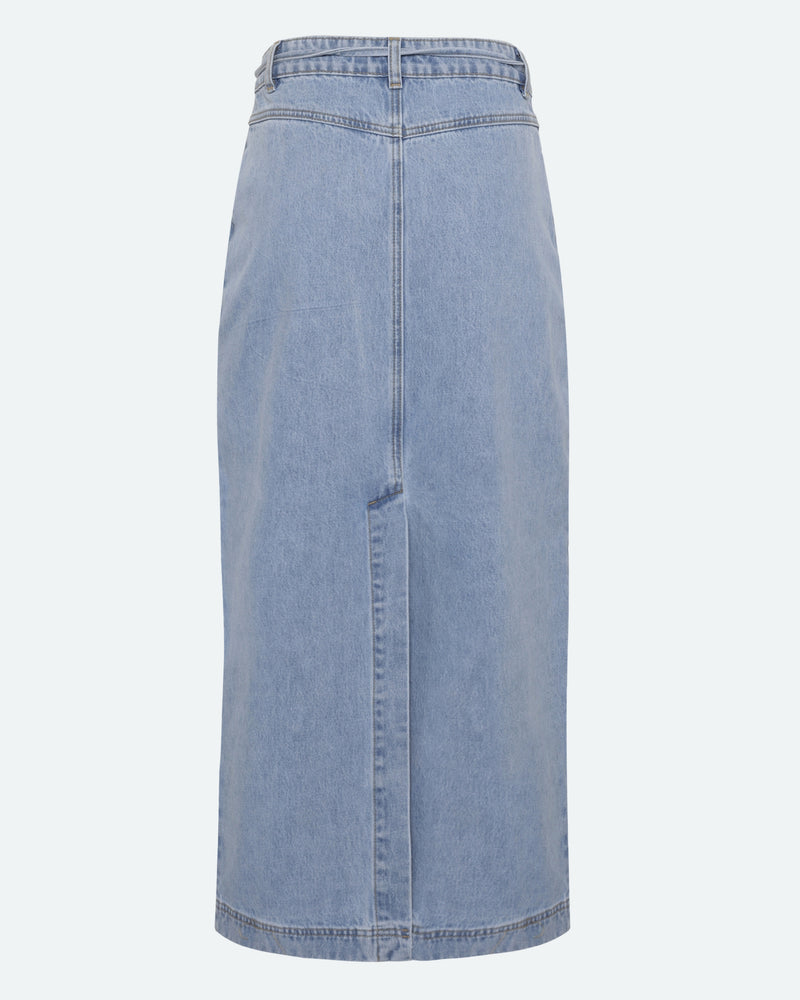 moves Maisie maxi denimnederdel 4283 Maxi Skirt 1001 Light Blue