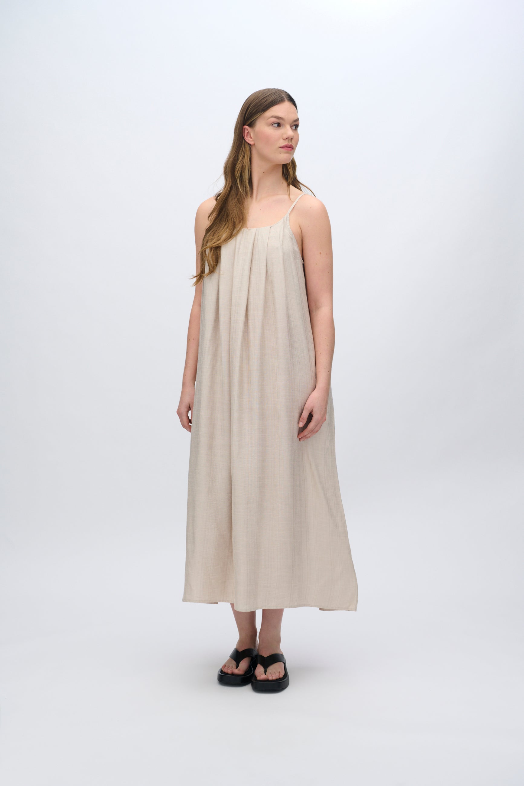 moves Malia kjole 4237 Midi Dress 0108 Castle Wall
