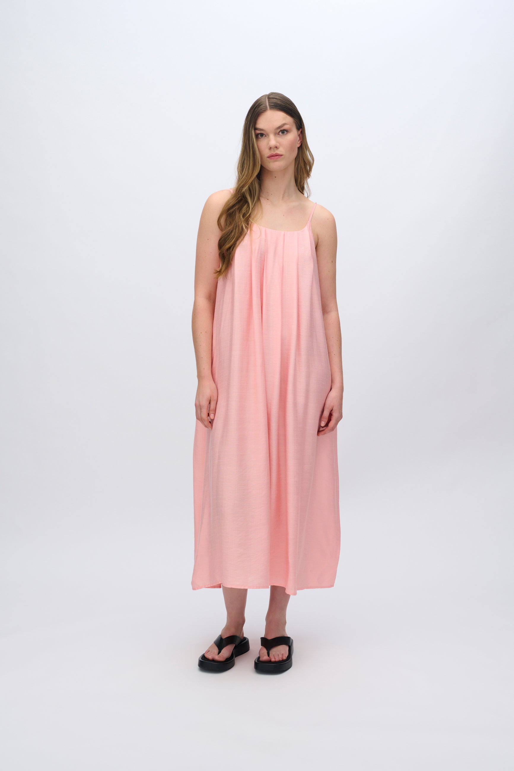 moves Malia kjole 4237 Midi Dress 1340 Cadmium Orange
