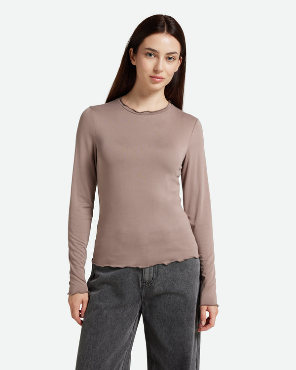 moves Markhild 3576 Long Sleeved T-shirt 1112 Walnut