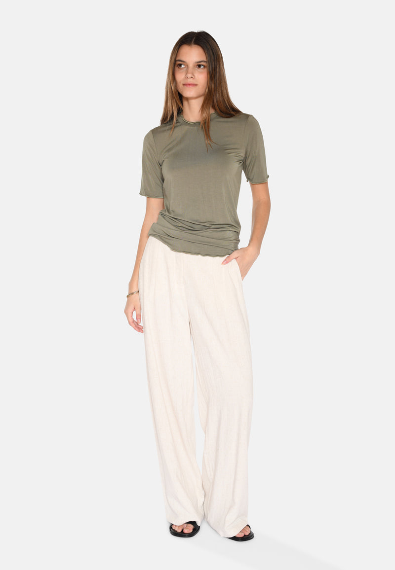 moves Markhild kortærmet t-shirt 3576 Short Sleeved T-shirt 1812 Deep Lichen Green