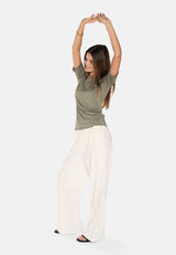 moves Markhild kortærmet t-shirt 3576 Short Sleeved T-shirt 1812 Deep Lichen Green