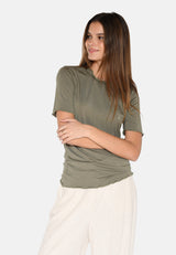 moves Markhild kortærmet t-shirt 3576 Short Sleeved T-shirt 1812 Deep Lichen Green