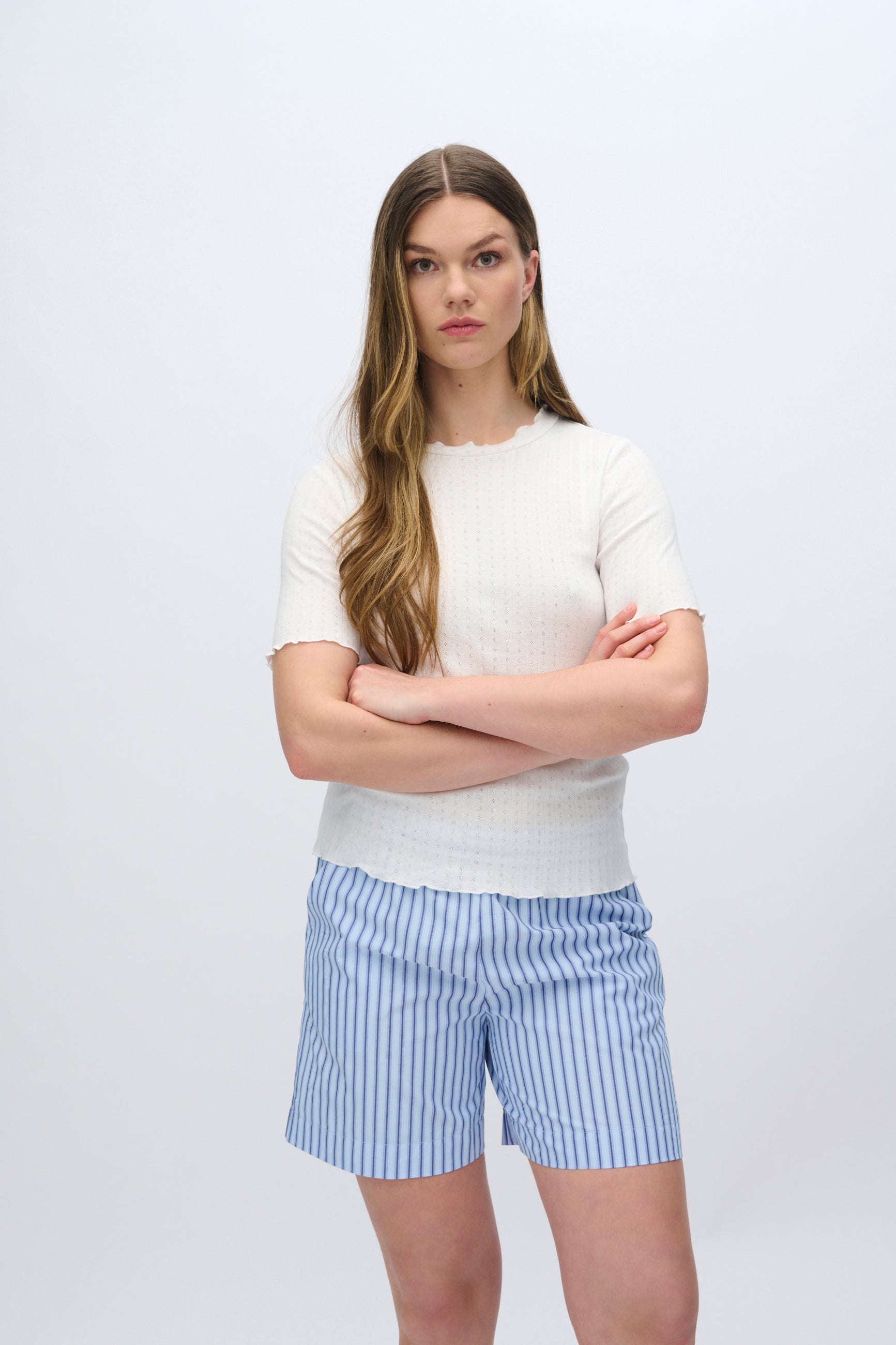 moves Markhild kortærmet t-shirt 4301 Short Sleeved T-shirt 000 White