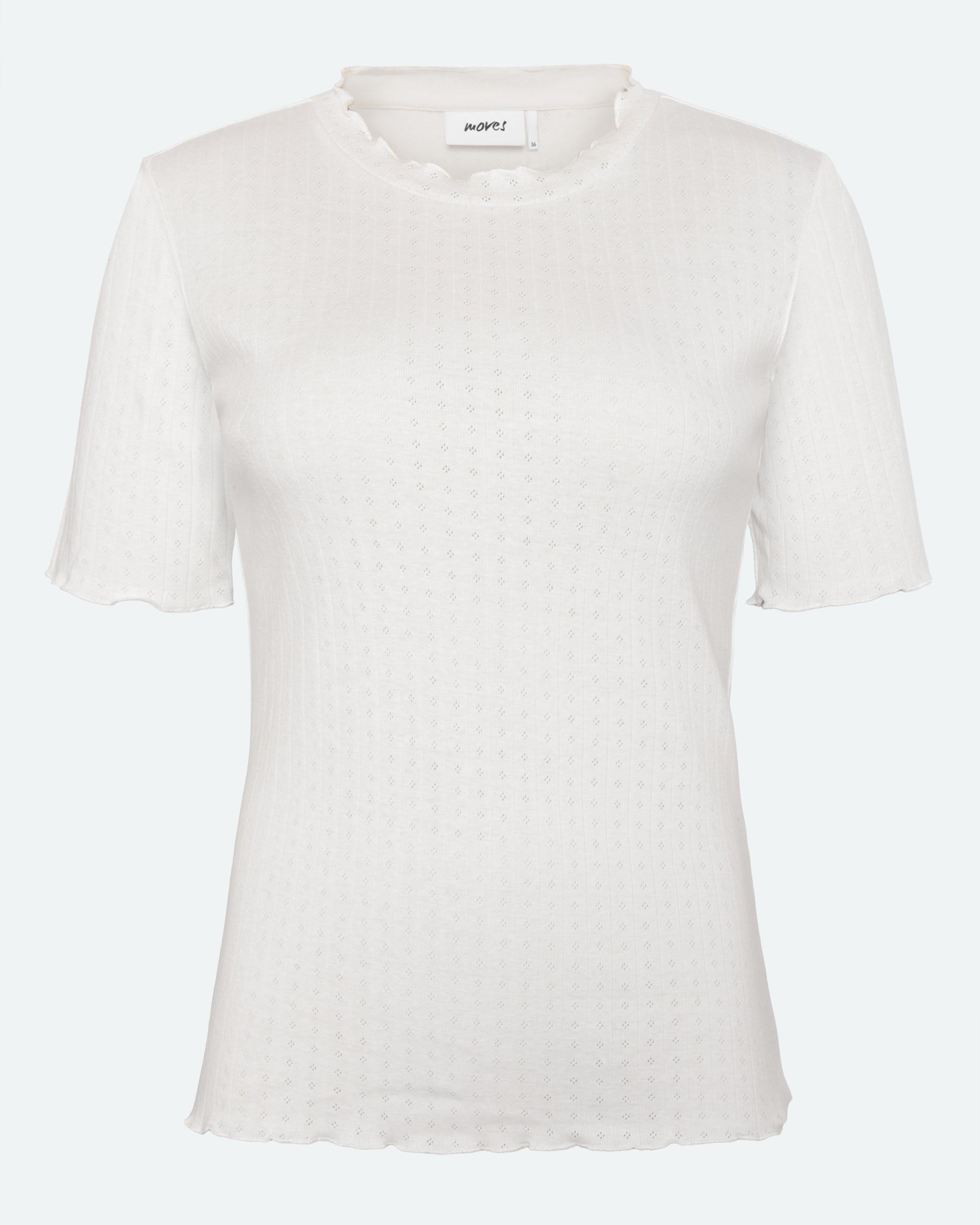 moves Markhild kortærmet t-shirt 4301 Short Sleeved T-shirt 000 White