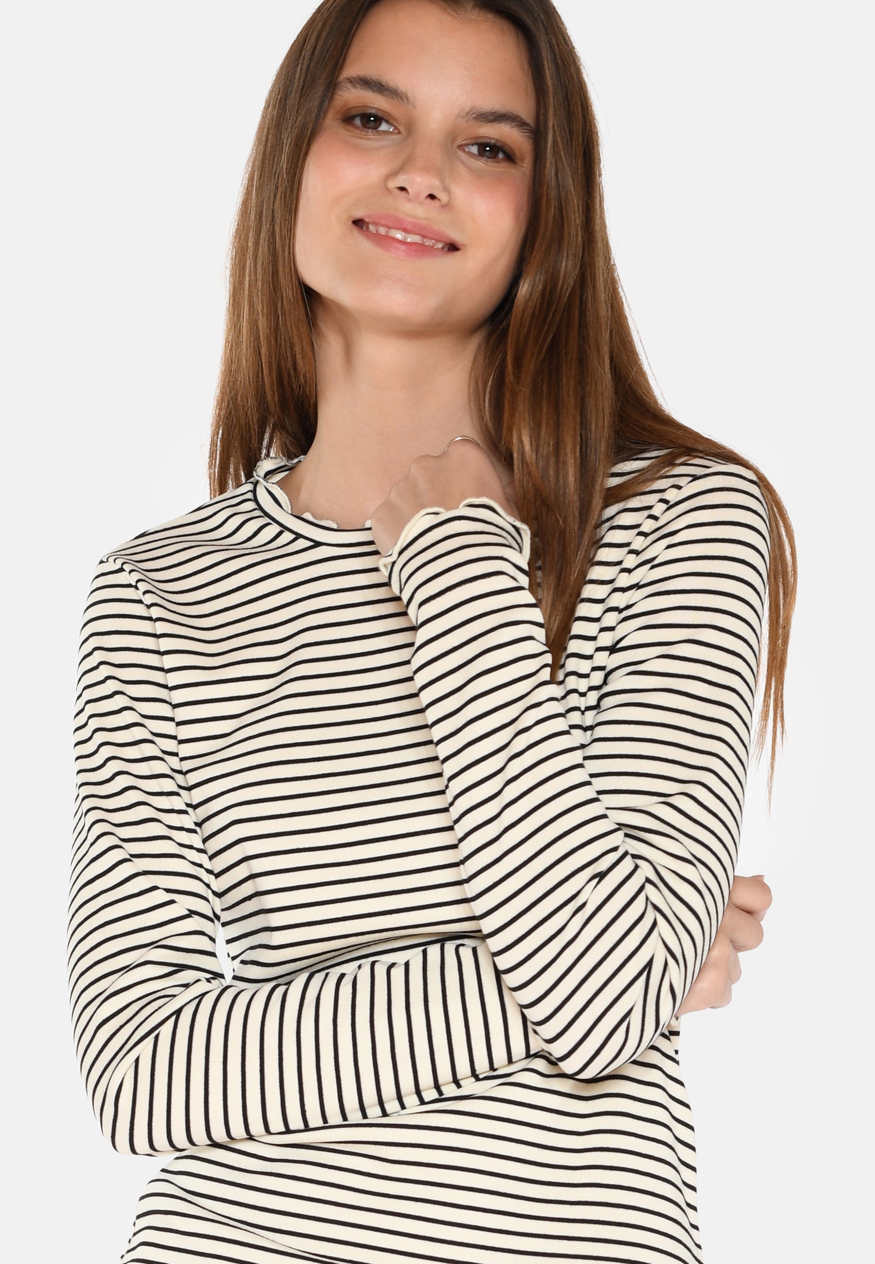 moves Markhild langærmet bluse 4252 Long Sleeved Blouse 999 Black