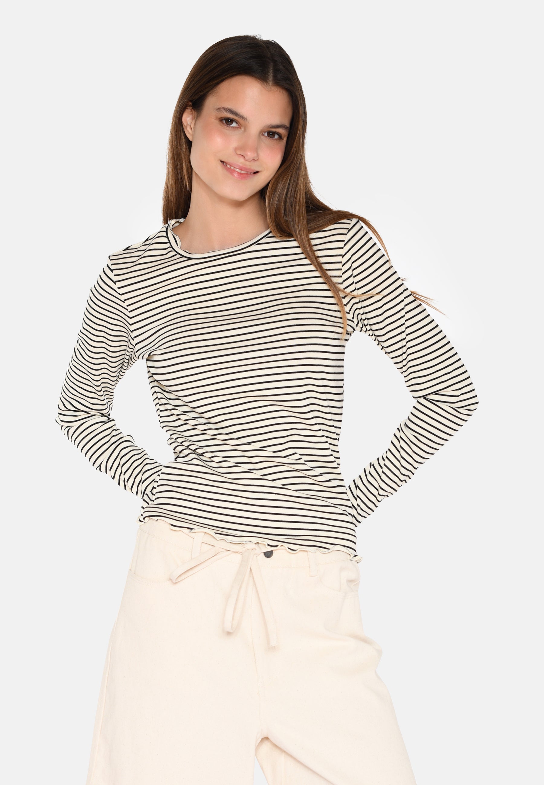 moves Markhild langærmet bluse 4252 Long Sleeved Blouse 999 Black