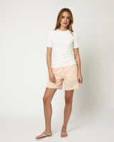 moves Markhild ss 2675 Short Sleeved T-shirt 002 Ivory