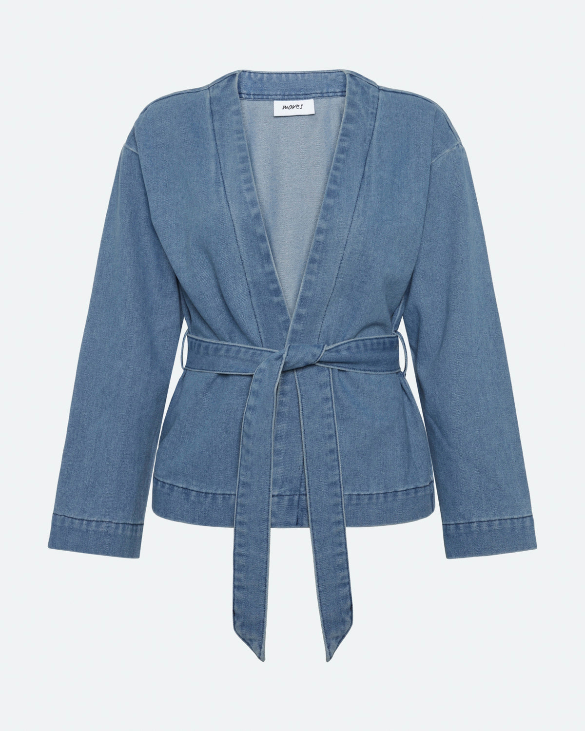 moves Nila denimskjorte 4279 Long Sleeved Shirt 1002 Medium Blue