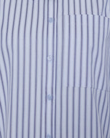 moves Rosalina stribet langærmet skjorte 4299 Long Sleeved Shirt 1001 Light Blue