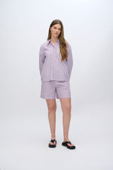 moves Rosalina stribet langærmet skjorte 4299 Long Sleeved Shirt 1614 Rose Elegance