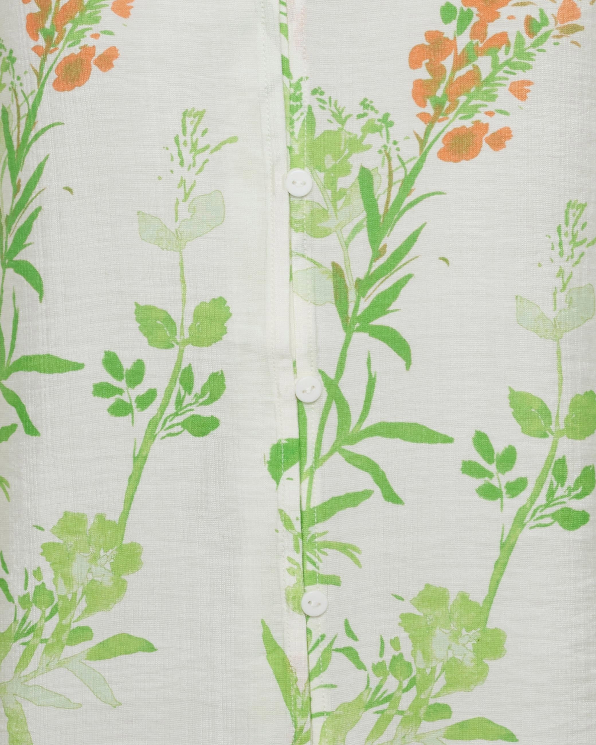 moves Somaro kortærmet bluse 4289 Short Sleeved Blouse 004 Broken White