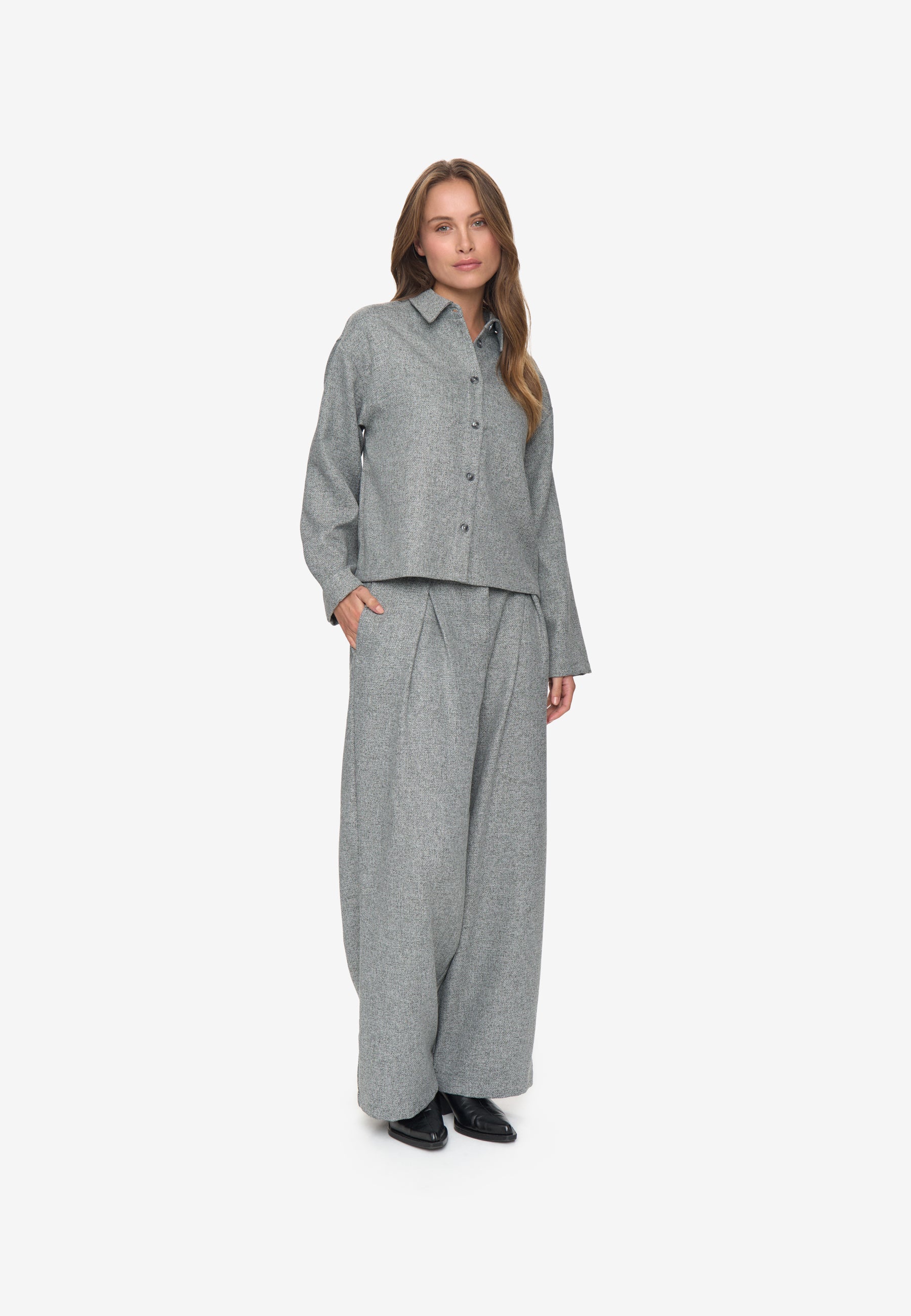 moves Wrenley shirt 4520 Long Sleeved Shirt 0201 Castlerock
