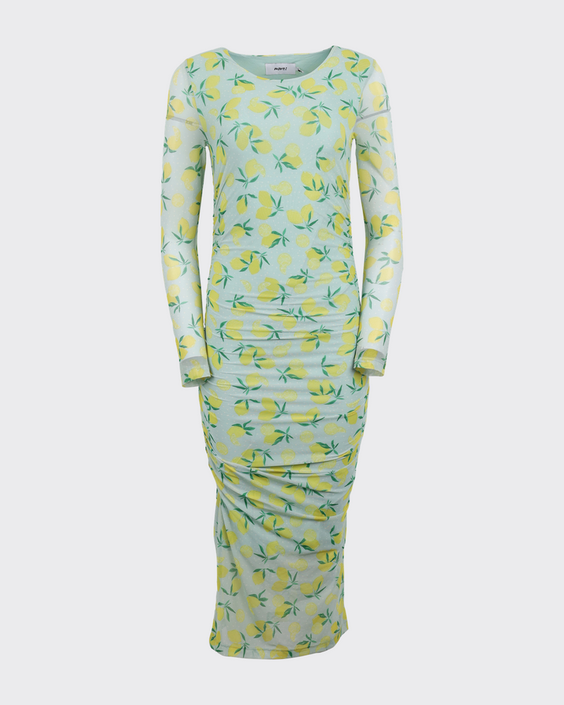 Secondhand debina 2476 kort kjole - lemon drop