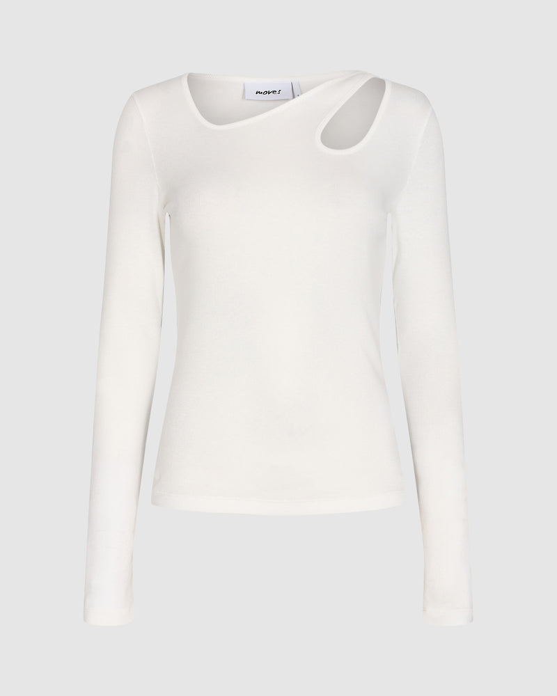 moves luvie-ls 1329 Long Sleeved T-shirt 002 Ivory